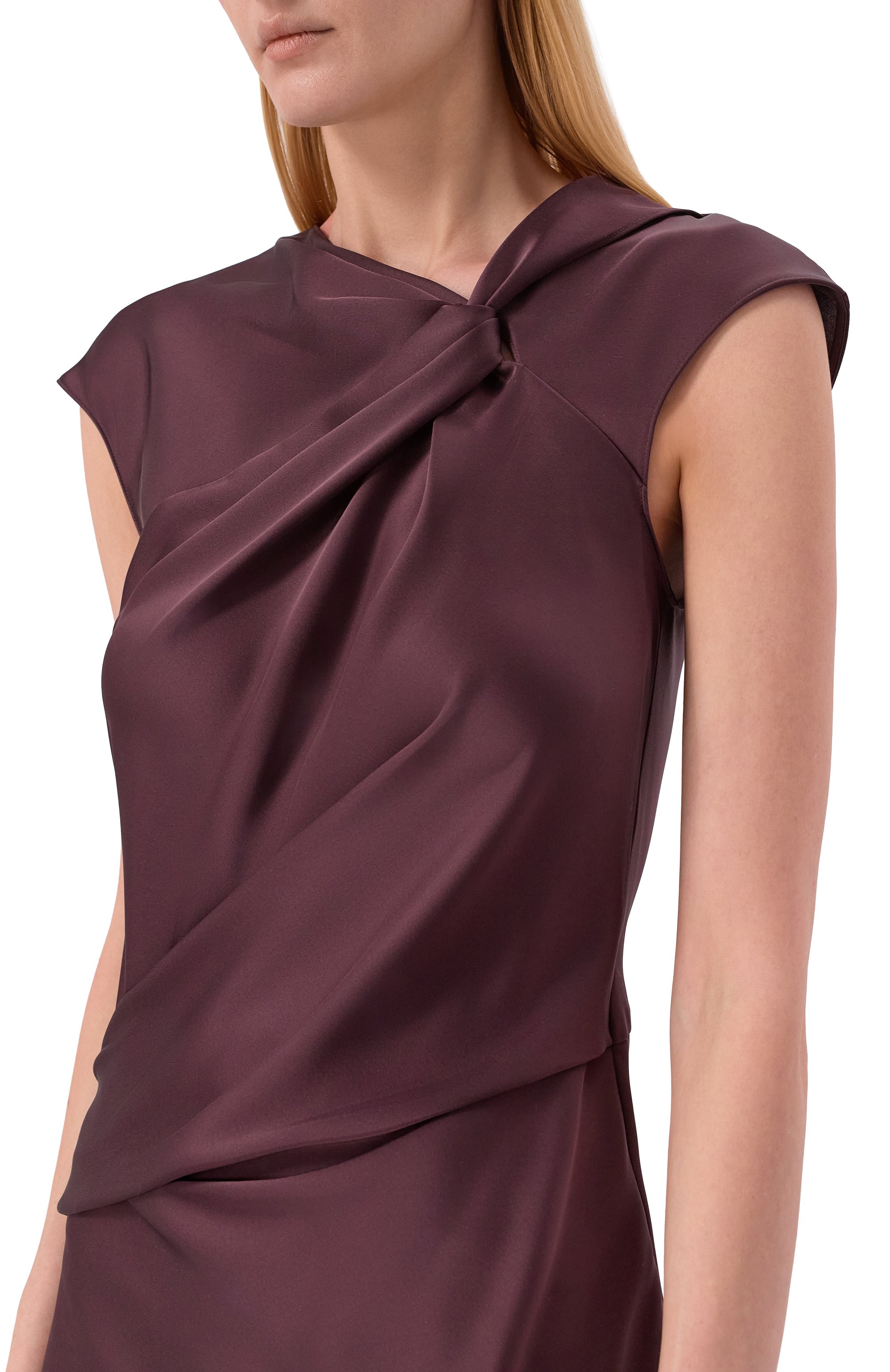 Атласное платье THEORY, арт. P1009607, фото 4