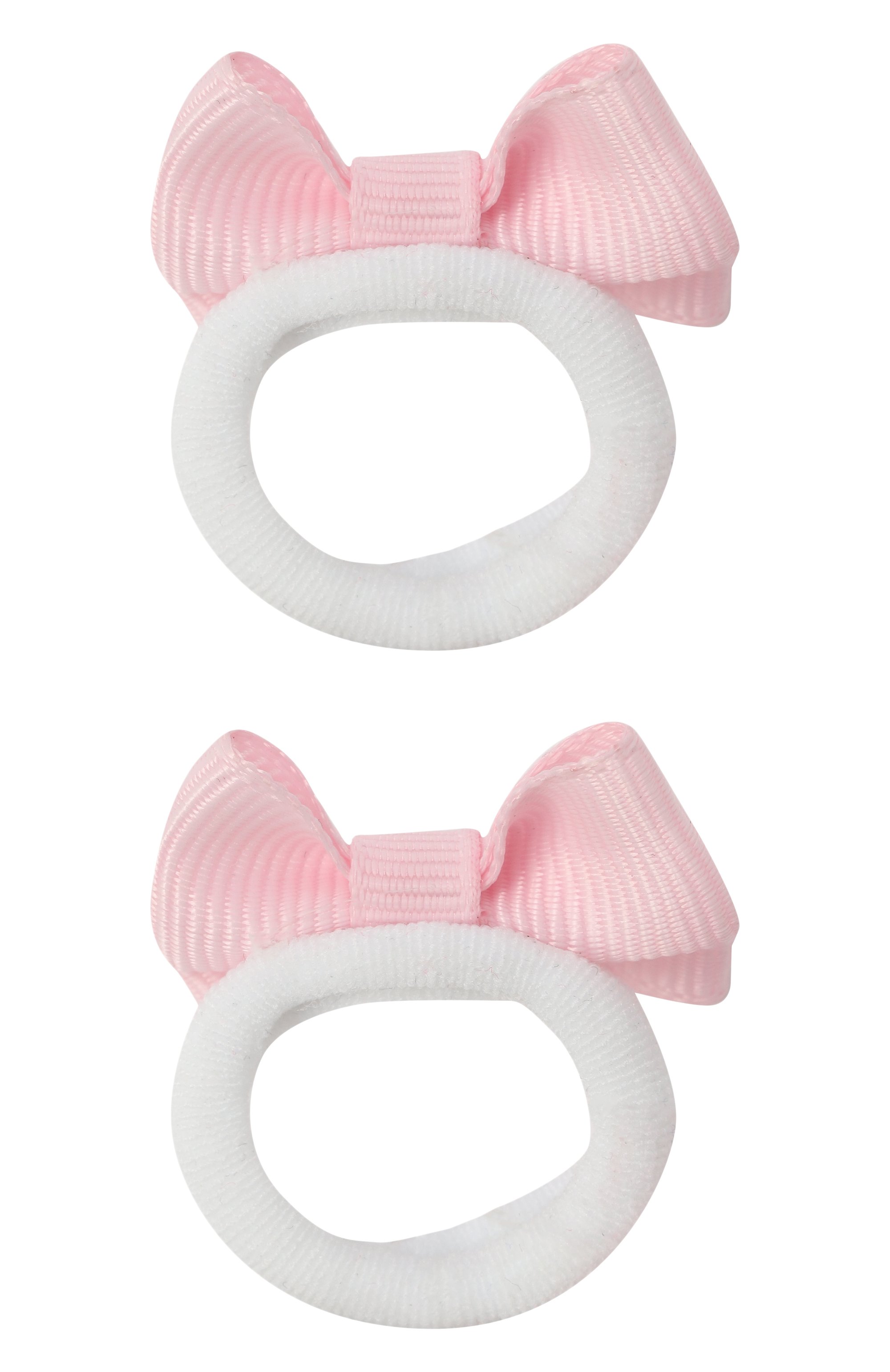 Комплект из двух бантов-резинок JUNEFEE розового цвета по цене 690 руб., арт. 5525, фото 2 Комплект из двух бантов-резинок JUNEFEE, арт. 5525, фото 2