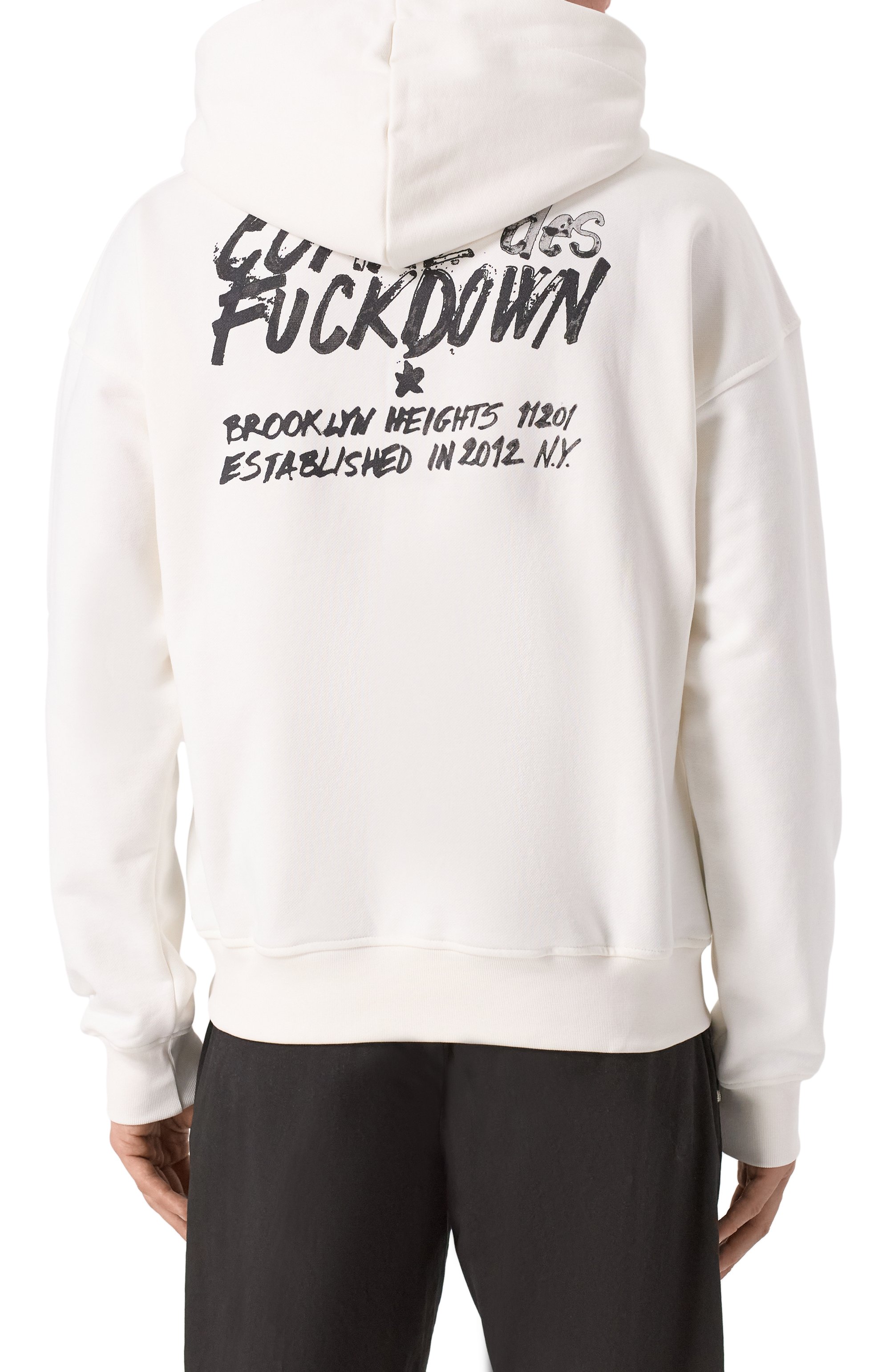 Хлопковое худи COMME DES FUCKDOWN, арт. CFABM01520, фото 4