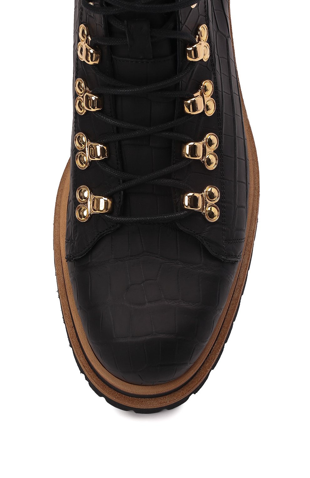 Ботинки из кожи крокодила ZILLI, арт. MDW-B082/0C1, фото 6