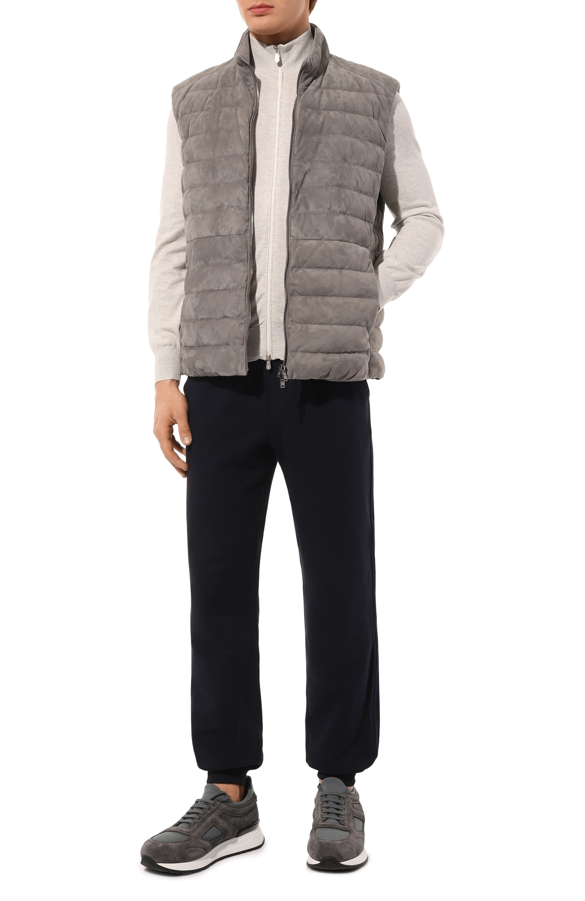 Хлопковые джоггеры KITON, арт. UWH1827V0850C_UWJ1827V0850C_1, фото 2