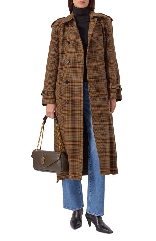 Сумка Calypso medium Saint Laurent 800916/AACYT Хаки  800916/AACYT Фото 7