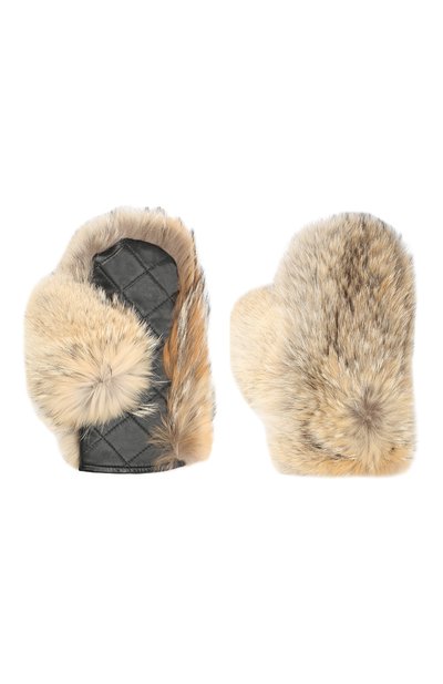 Варежки из меха койота FURLAND, арт. 0178013110001200000, фото 2