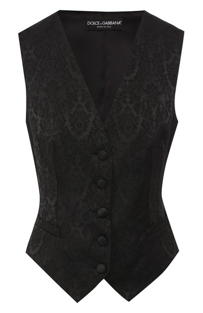 Женский жаккардовый жилет DOLCE & GABBANA, арт. F79P8T/FJRDK