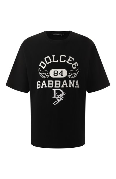 Мужская хлопковая футболка DOLCE & GABBANA, арт. G8PN9Z/G7NSN