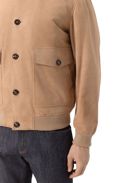 Замшевый бомбер BOSS, арт. 50531146, фото 5