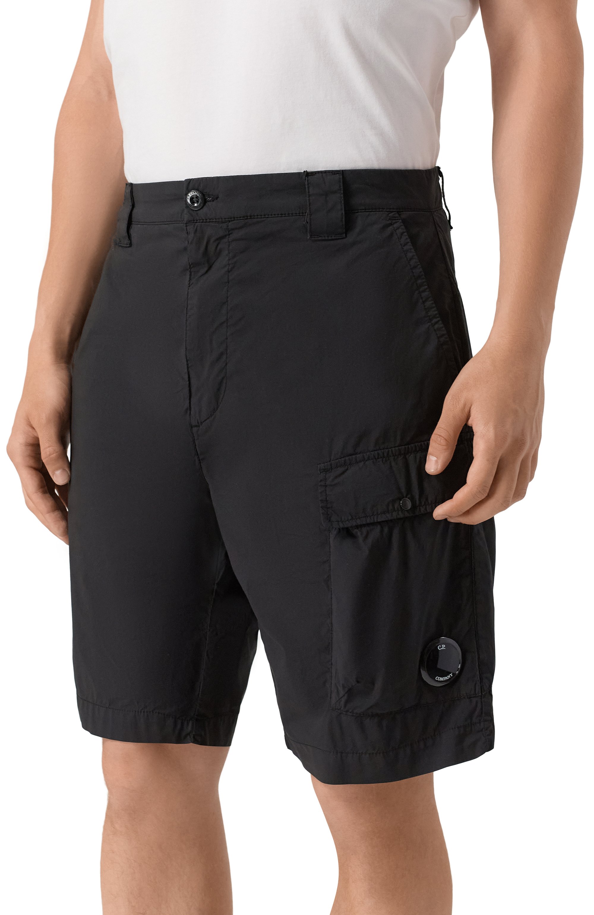 Хлопковые шорты C.P. COMPANY, арт. 18CMBE111A006439G, фото 3