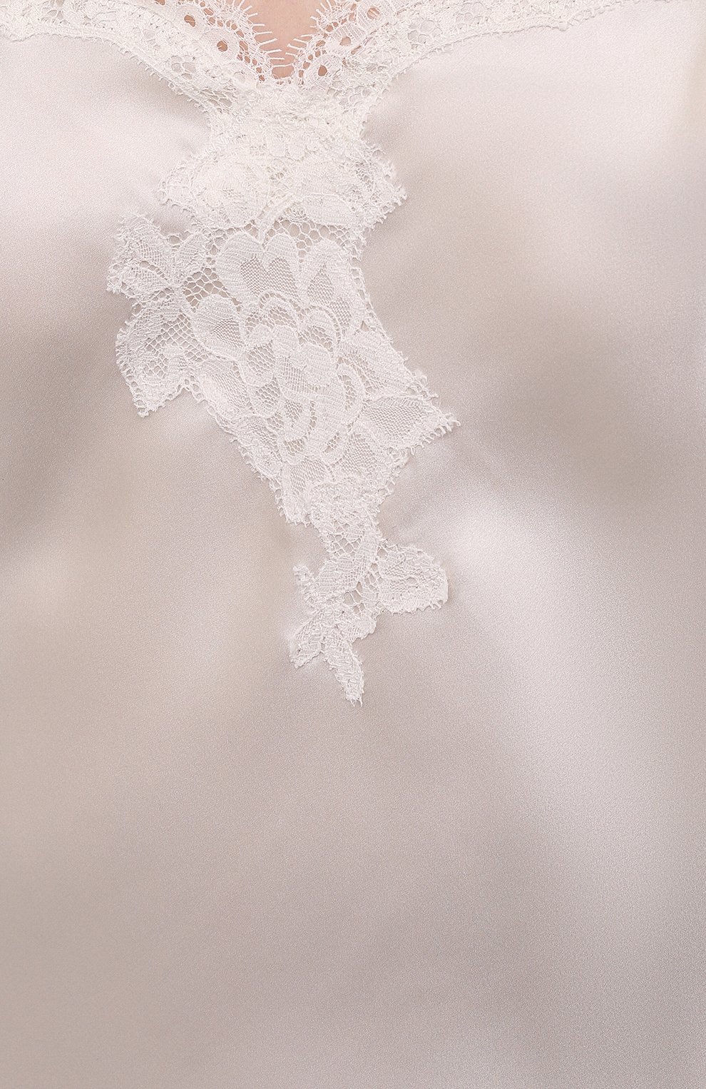 Шелковый топ AUBADE молочного цвета по цене 17370 руб., арт. QS38, фото 5 Шелковый топ AUBADE, арт. QS38, фото 5