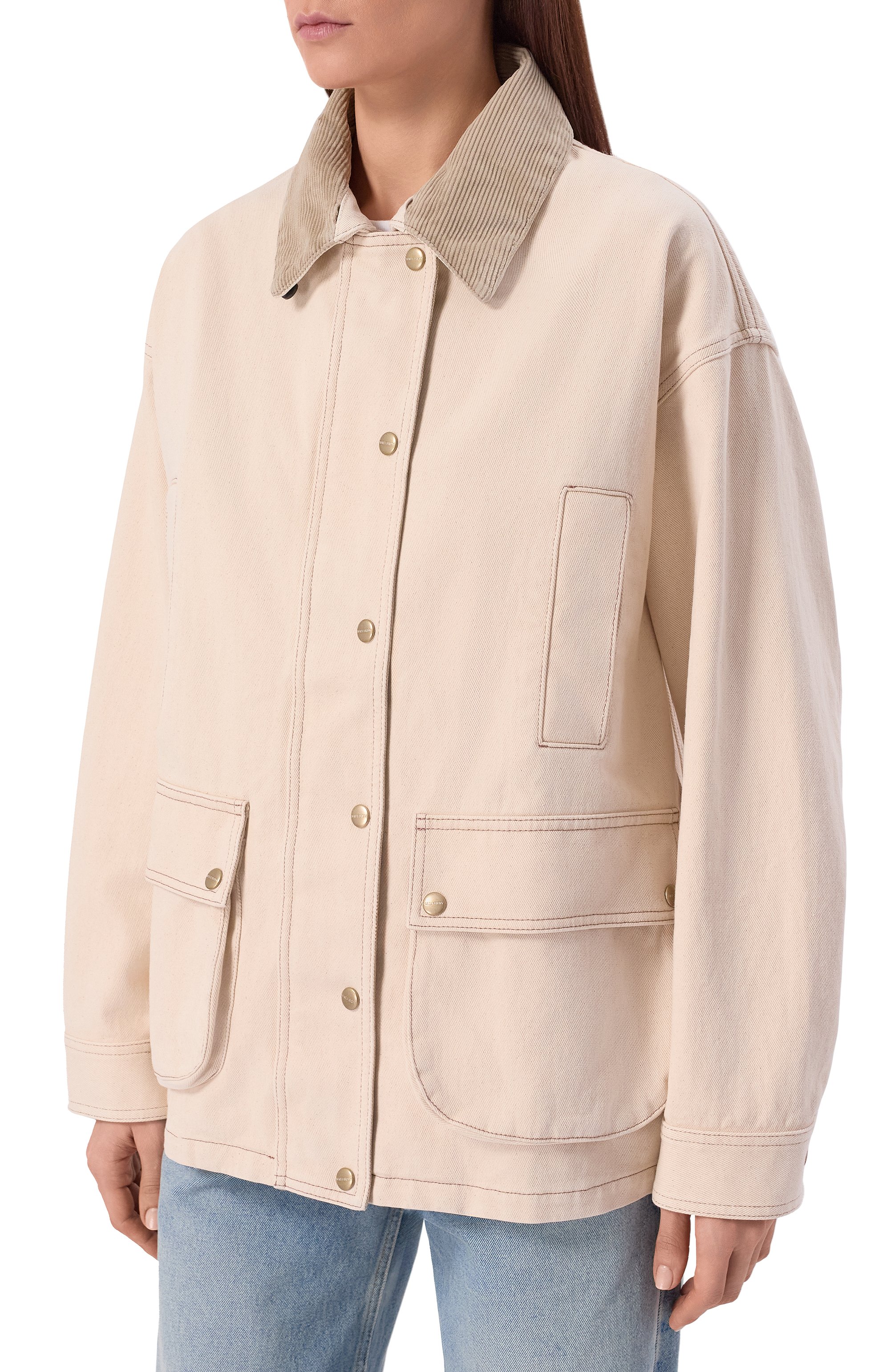 Джинсовая куртка HALFBOY, арт. HS261W0017 DM013/DENIM PARKA, фото 6