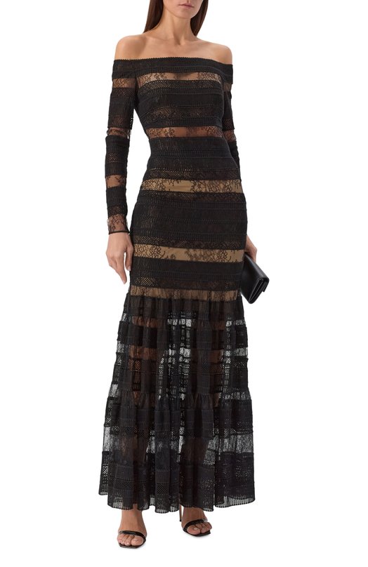 Платье Elie Saab D0910NF25/MCL01 Чёрный  D0910NF25/MCL01 Фото 2