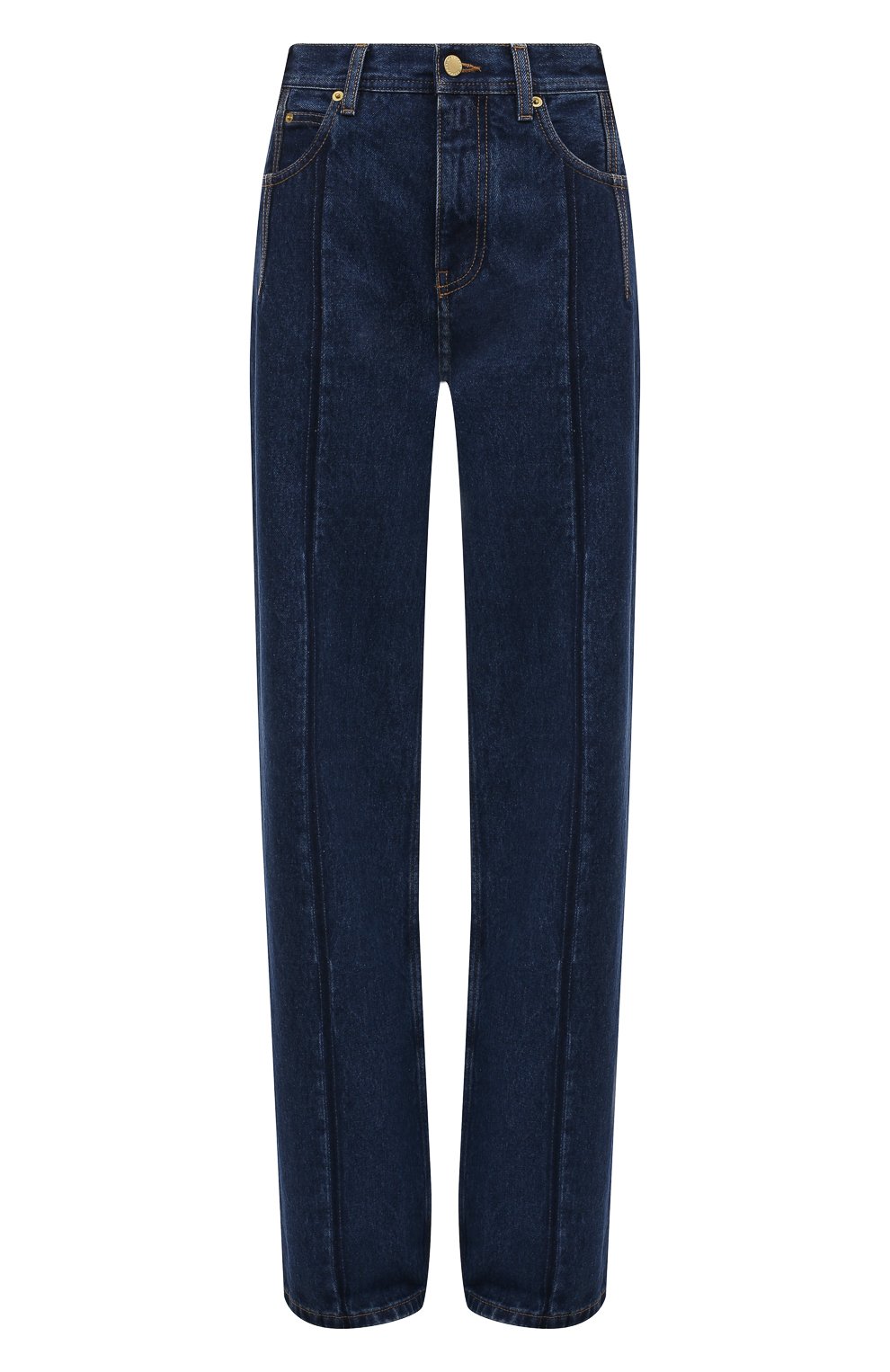Джинсы DARKPARK синего цвета по цене 59900 руб., арт. WTR66 DBL01W072/LU-PLEAT EFFECT FITTED DENIM, фото 1 Джинсы DARKPARK, арт. WTR66 DBL01W072/LU-PLEAT EFFECT FITTED DENIM, фото 1