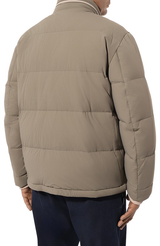 Пуховик Brunello Cucinelli MM4031876 Хаки  MM4031876 Фото 4
