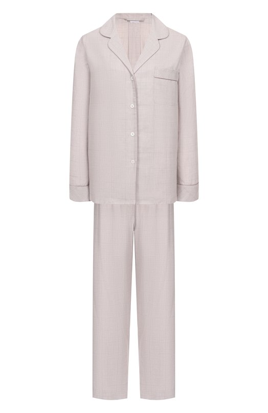 Пижама из хлопка и шерсти Zimmerli 4600-11004 Бежевый 4600-11004