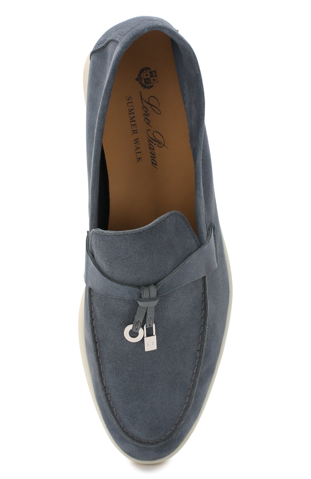 Замшевые лоферы summer charms walk LORO PIANA, арт. FAE5444, фото 5