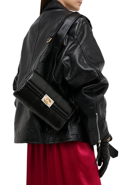 Клатч из кожи анаконды GUCCI, арт. 628521/L2P0X/EN0T, фот о 5