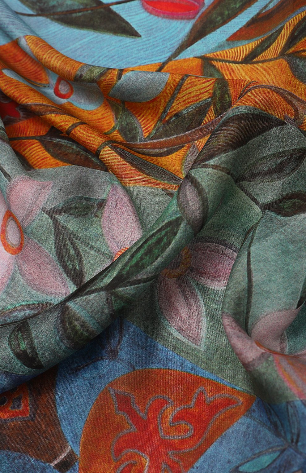 Шелковый платок празд ник весны GOURJI, арт. T24SPH7R/1, фото 3