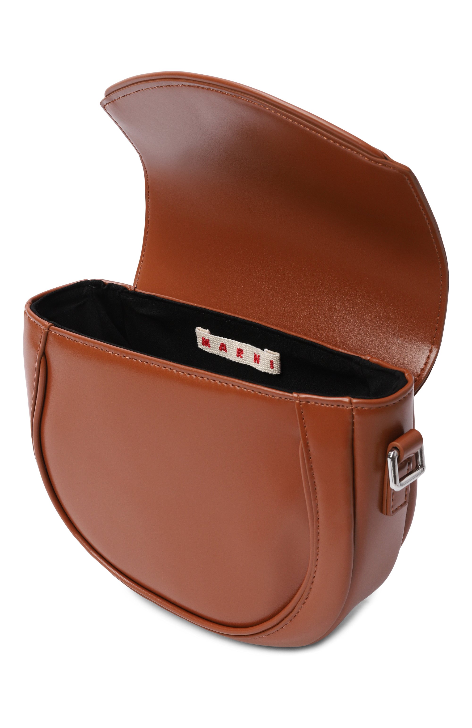 Сумка smile MARNI коричневого цвета по цене 23950 руб., арт. M01476/M00TK, фото 3 Сумка smile MARNI, арт. M01476/M00TK, фото 3