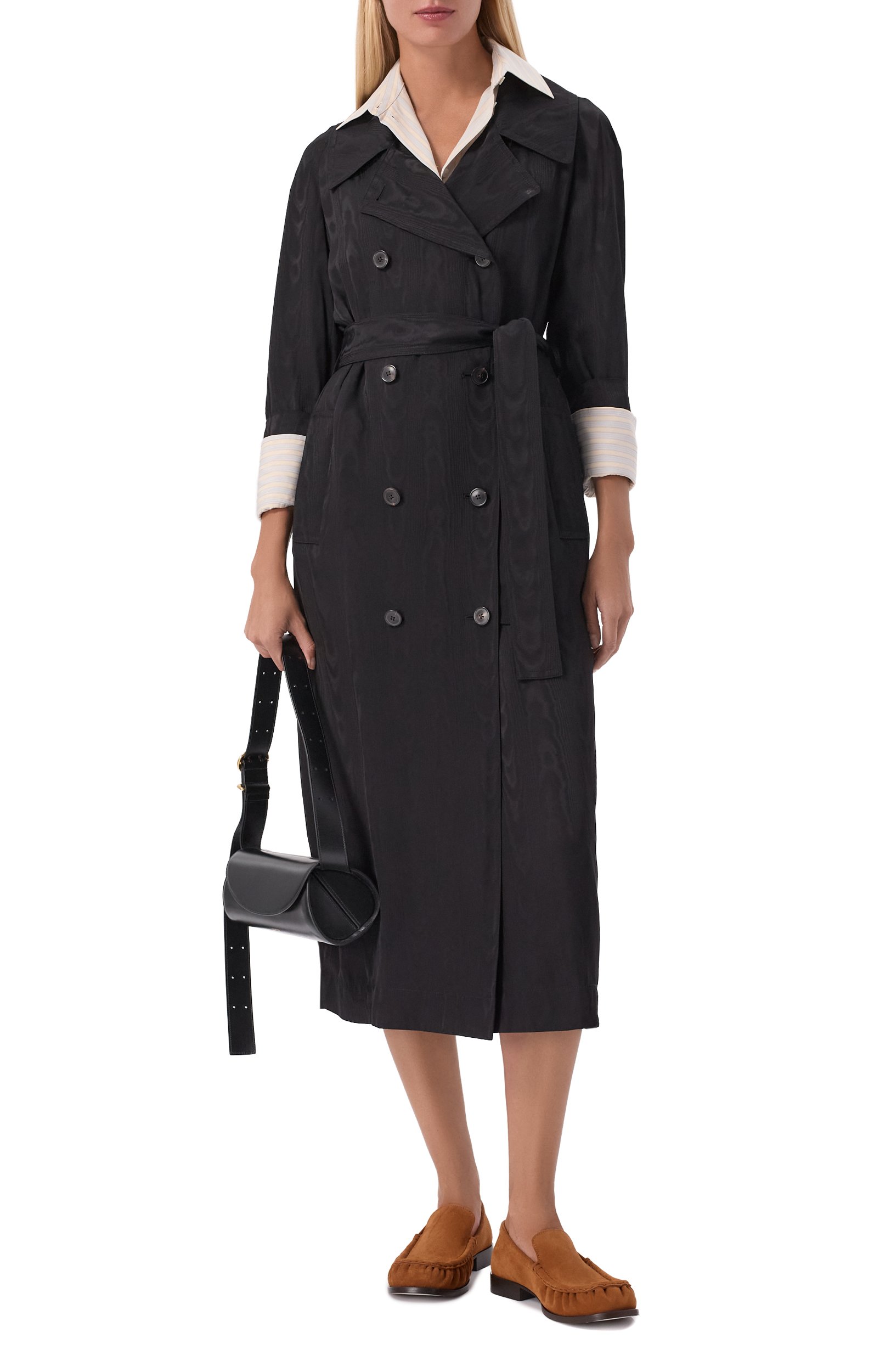 Замшевые лоферы DRIES VAN NOTEN светло-коричневого цвета по цене 99500 руб., арт. 131710/0106, фото 3 Замшевые лоферы DRIES VAN NOTEN, арт. 131710/0106, фото 3
