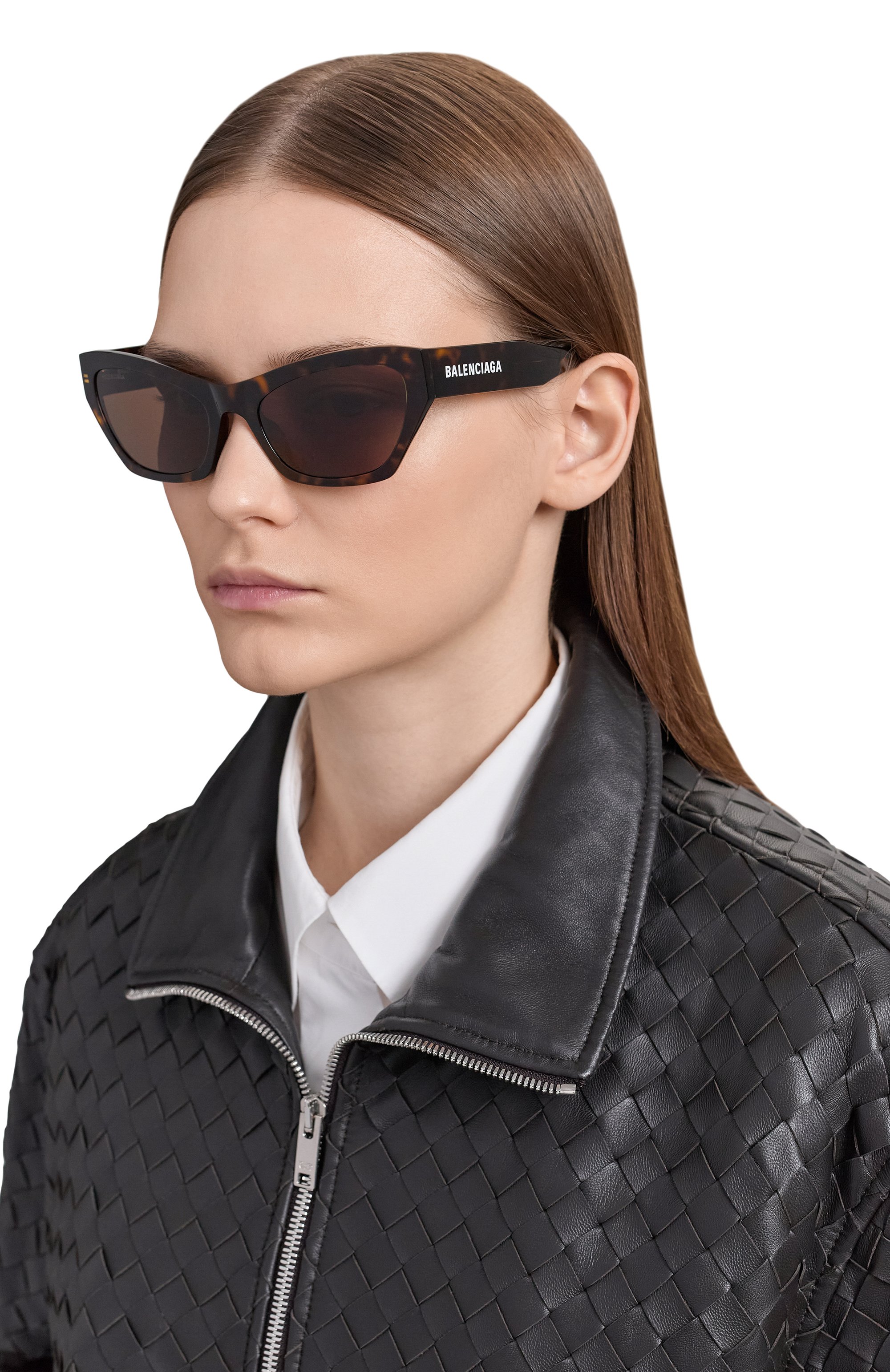 Солнцезащитные очки BALENCIAGA коричневого цвета по цене 36300 руб., арт. BB0447S 002, фото 2 Солнцезащитные очки BALENCIAGA, арт. BB0447S 002, фото 2