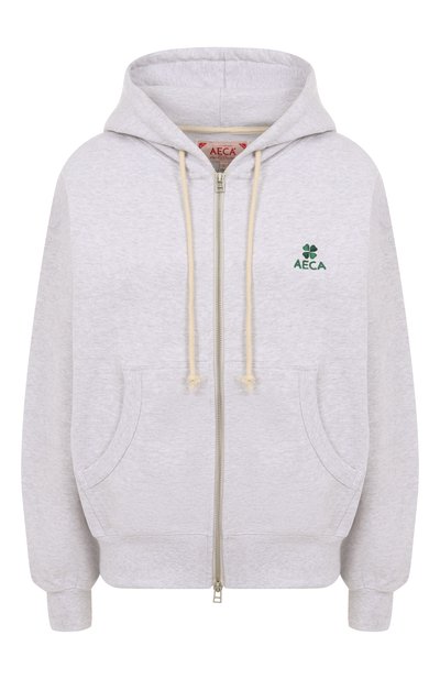 Женский хлопковая толстовка AECA WHITE, арт. AWCMFWBDTSZSO001C0.LIGHT GREY (S)