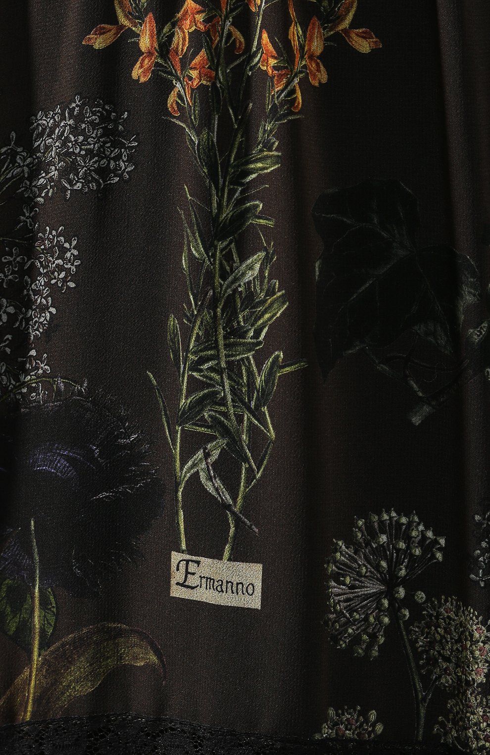 Платье с принтом ERMANNO ERMANNO SCERVINO зеленого цвета по цене 69700 руб., арт. 45T AB55 FAB, фото 5 Платье с принтом ERMANNO ERMANNO SCERVINO, арт. 45T AB55 FAB, фото 5
