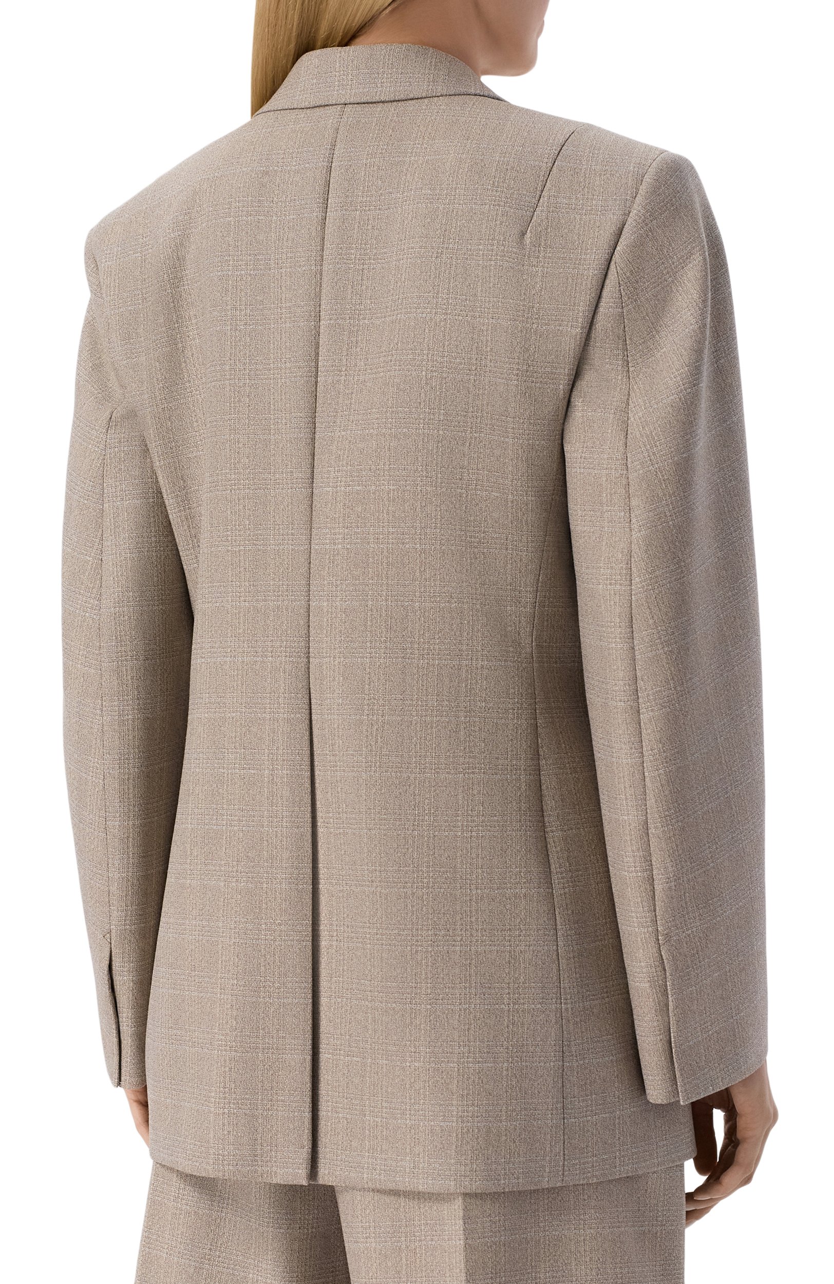 Шерстяной жакет BOTTEGA VENETA бежевого цвета по цене 539500 руб., арт. A0024V/V6NC0, фото 4 Шерстяной жакет BOTTEGA VENETA, арт. A0024V/V6NC0, фото 4