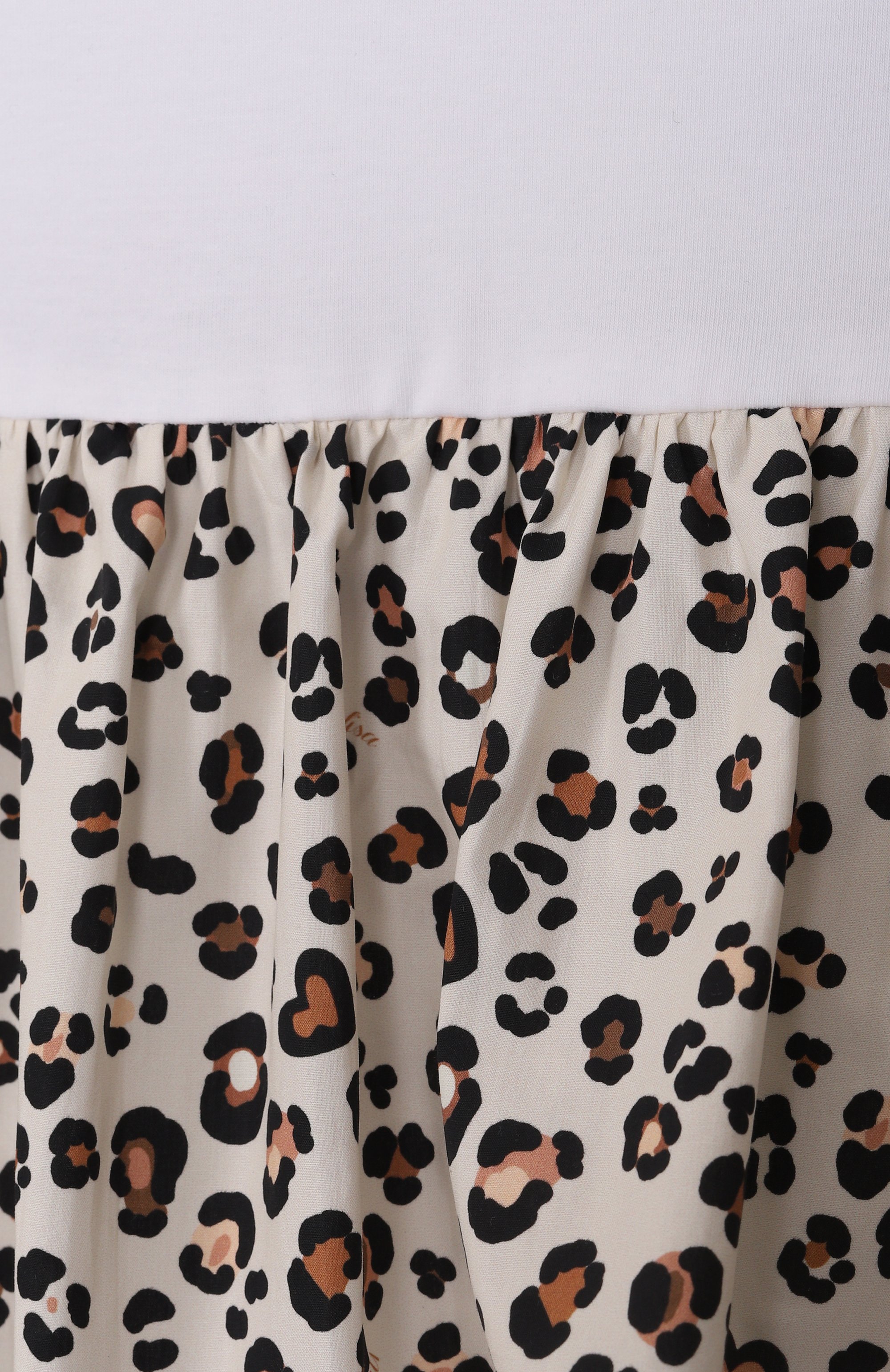 Хлопковое платье MONNALISA, арт. 11E907, фото 3