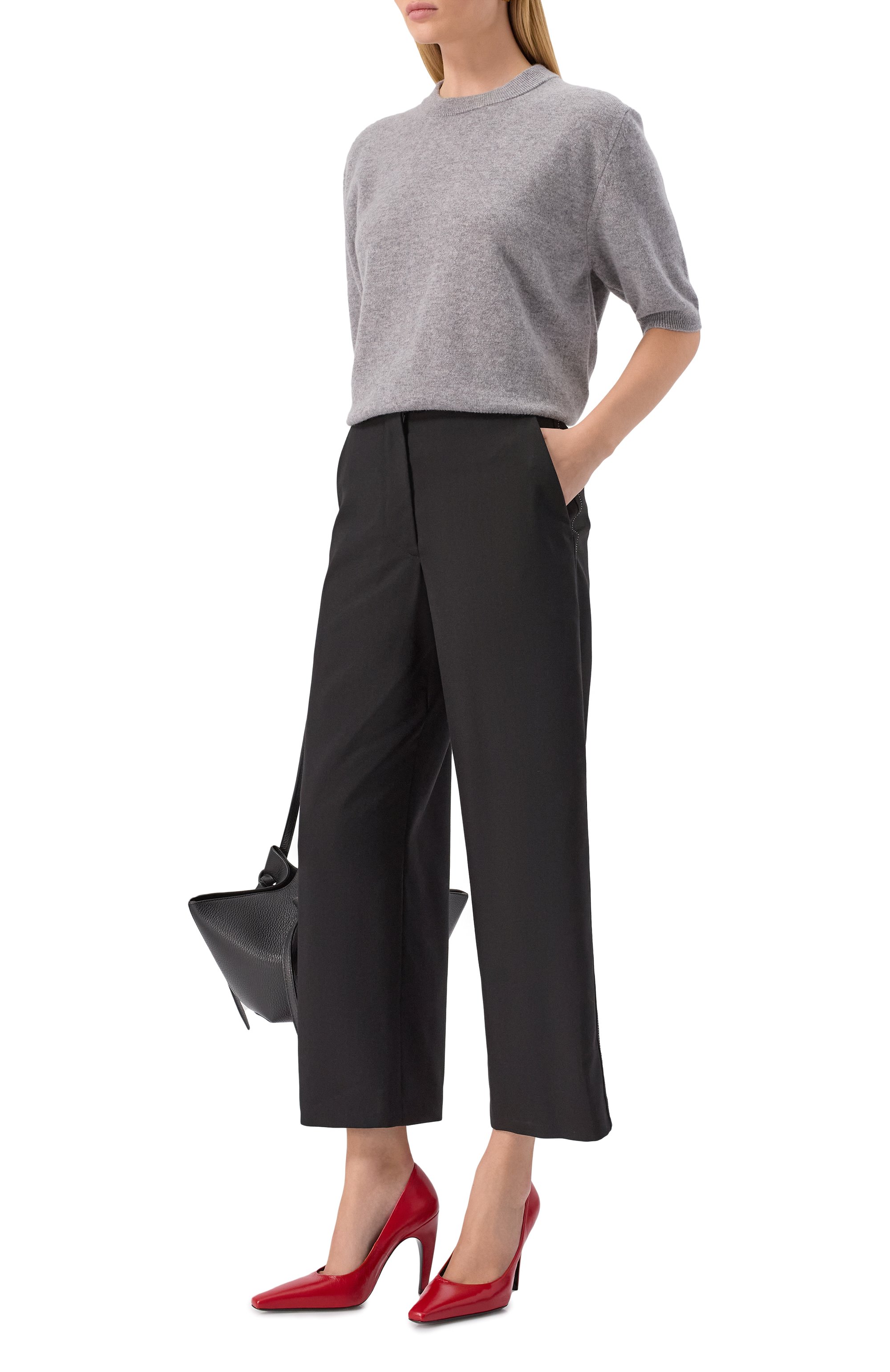 Шерстяные брюки MARNI, арт. PAMA0596A0/TW839, фото 2