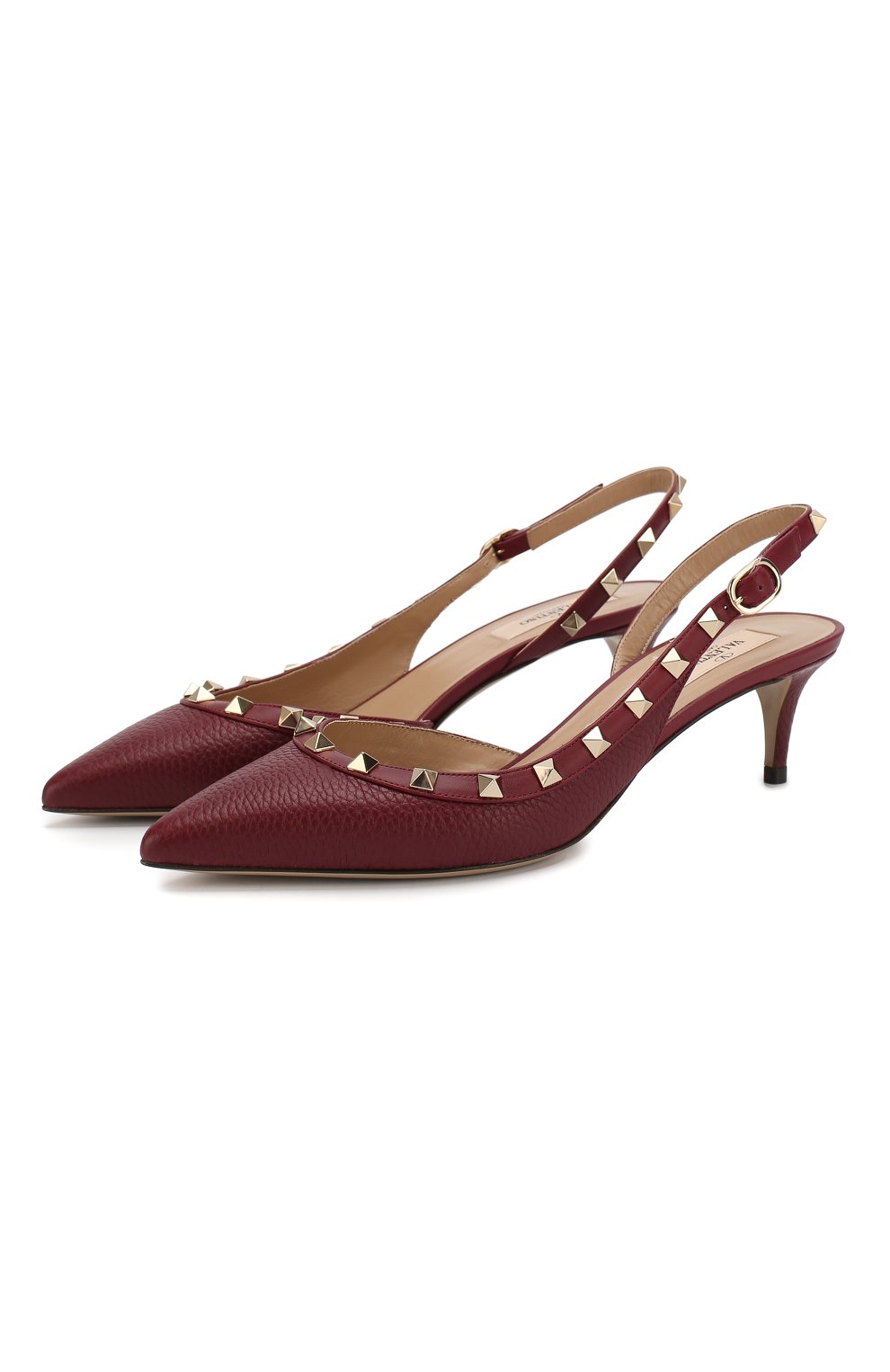 Кожаные туфли rockstud VALENTINO, арт. RW0S0H14/VCE, фото 1