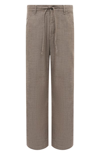 Мужские брюки из хлопка и льна HANNES ROETHER, арт. BAN21D0L.6050