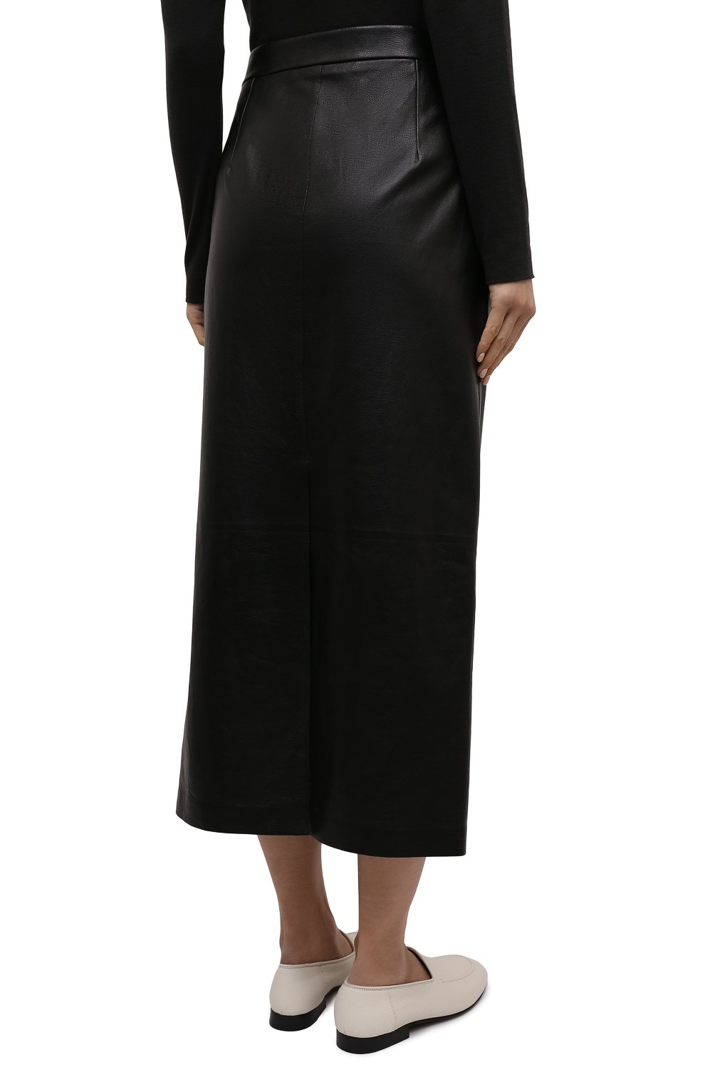 Кожаная юбка THE ROW, арт. 5960L217, фото 4
