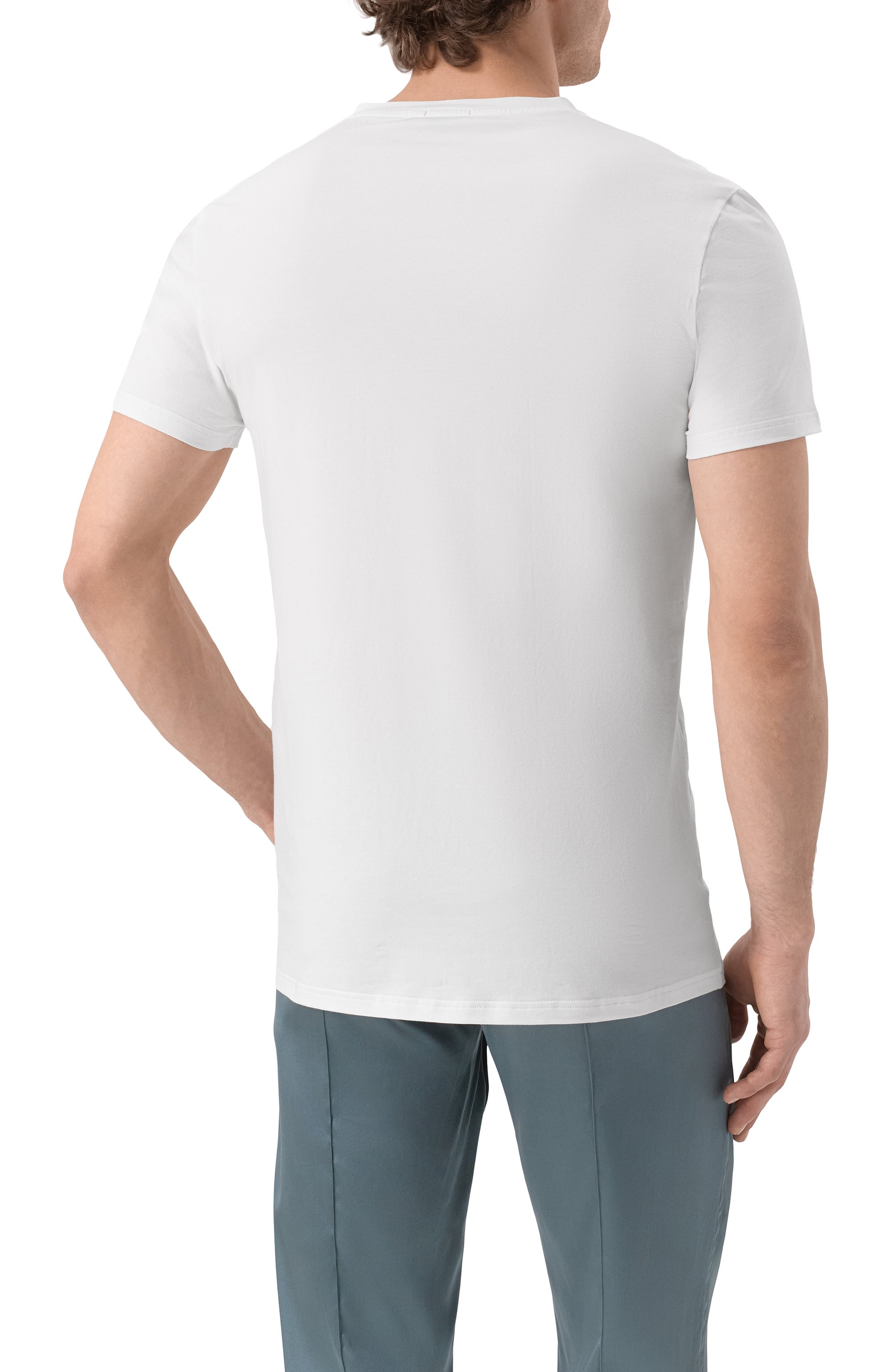 Хлопковая футболка ZEGNA, арт. N2M800/090, фото 4