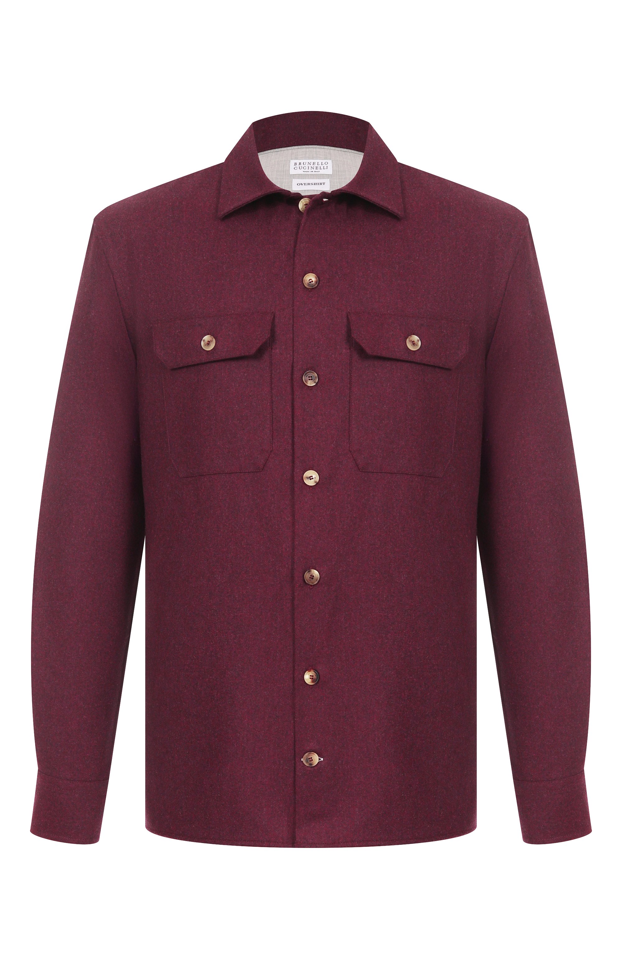 Шерстяная рубашка BRUNELLO CUCINELLI, арт. M038P0720, фото 1
