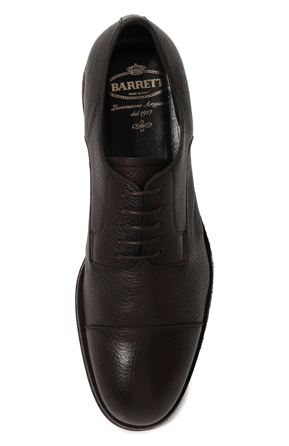Кожаные дерби BARRETT темно-коричневого цвета по цене 69950 руб., арт. 221U017.9, фото 6 Кожаные дерби BARRETT, арт. 221U017.9, фото 6