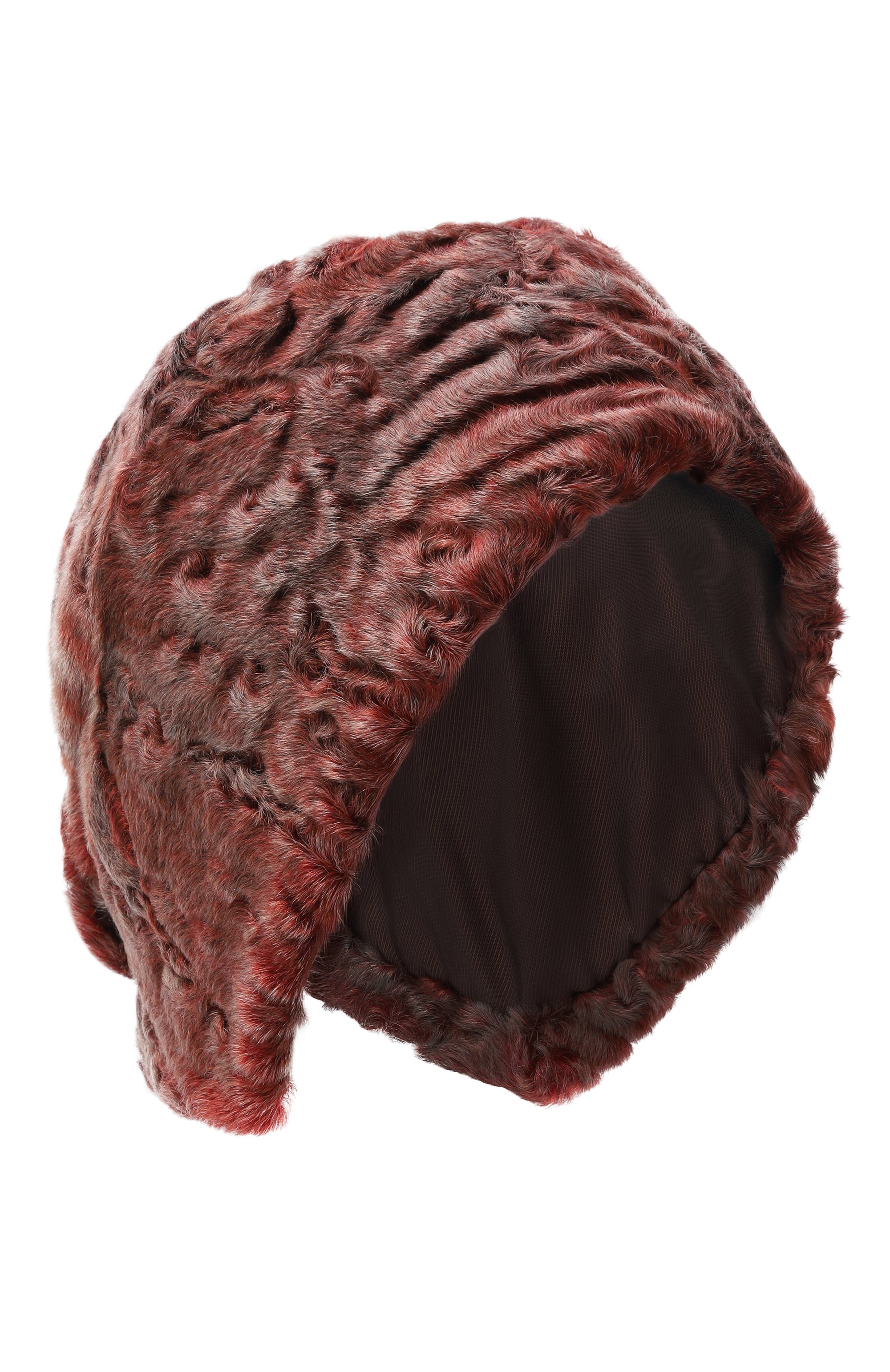 Капор мэйдд из каракульчи FURLAND бордового цвета по цене 98000 руб., арт. 0219507810015200093, фото 1 Капор мэйдд из каракульчи FURLAND, арт. 0219507810015200093, фото 1