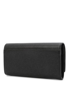Женские кожаный кошелек BURBERRY черного цвета, арт. 8018938 | Фото 2 (Материал: Натуральная кожа)