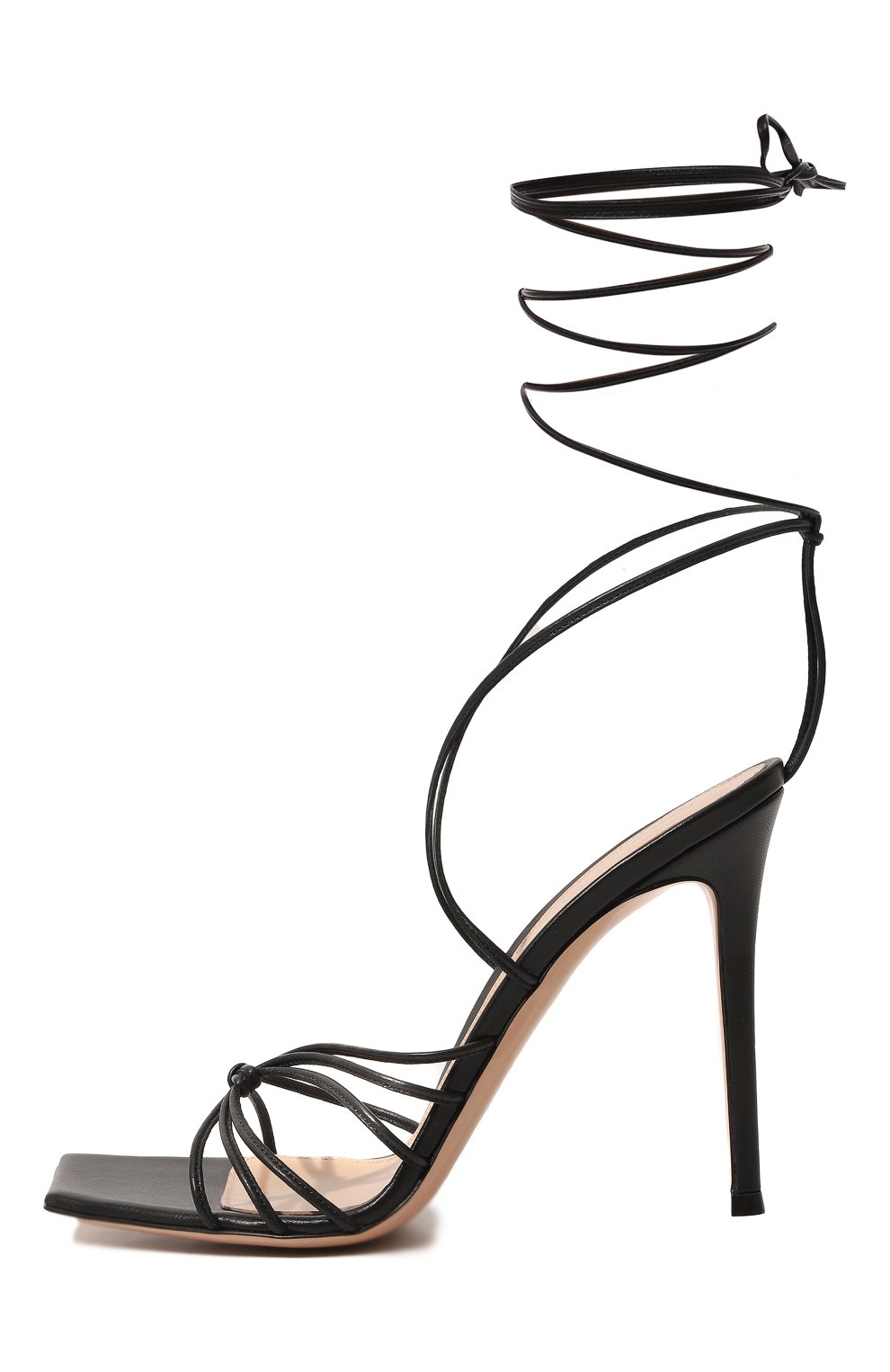 Кожаные босоножки sylvie GIANVITO ROSSI, арт. G32016.15RIC.NAPNER0, фото 4