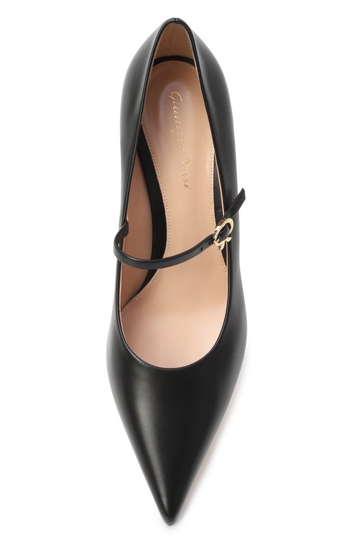 Кожаные туфли Lowry 55 Gianvito Rossi G22312.55LAC.VITNER0 Чёрный  G22312.55LAC.VITNER0 Фото 6