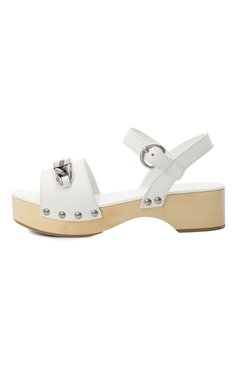 Кожаные сандалии MIU MIU, арт. 5Z714D-UZE-F0009, фото 2