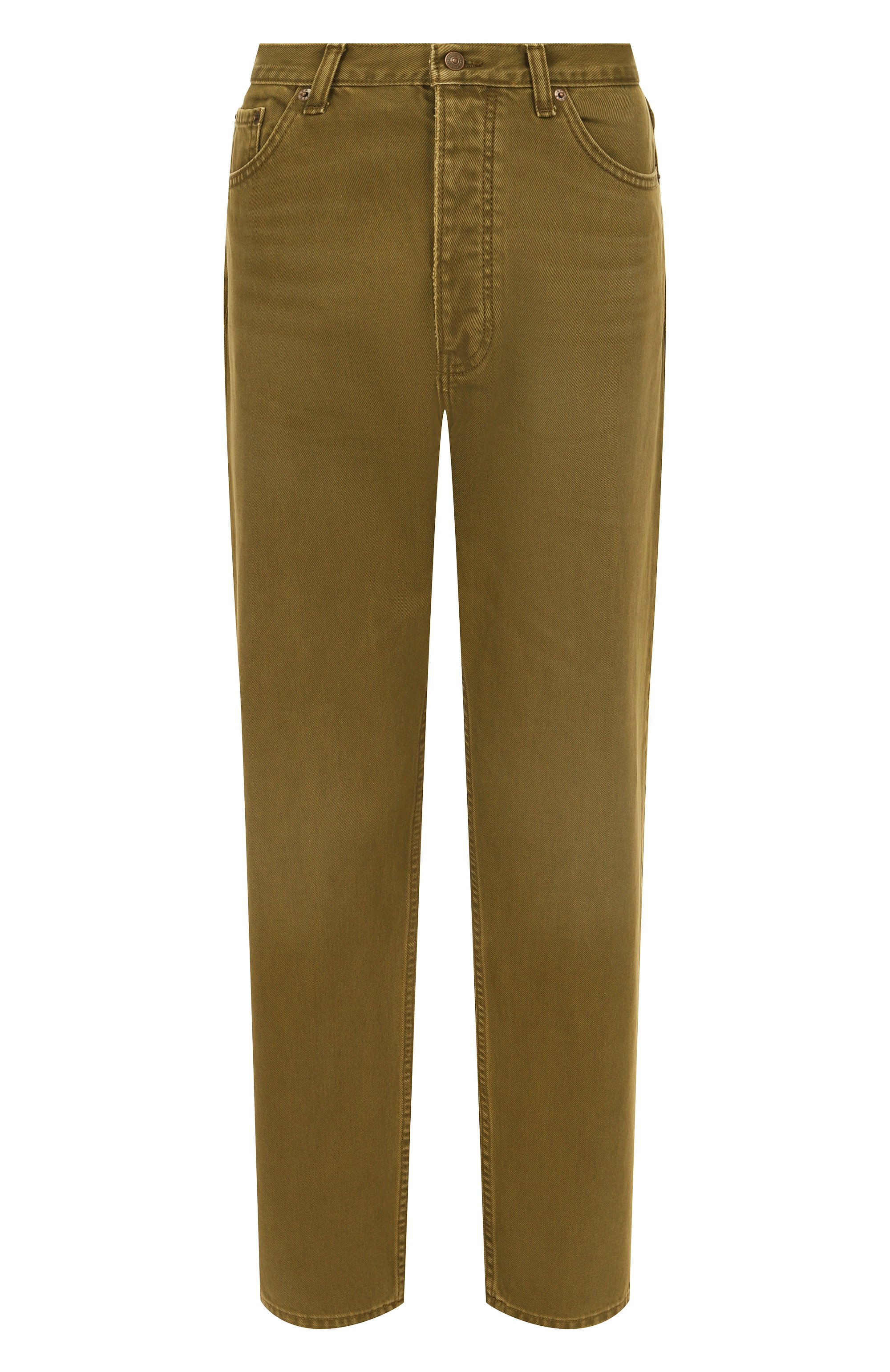 Джинсы AYA MUSE хаки цвета по цене 71650 руб., арт. AMSS2555, фото 1 Джинсы AYA MUSE, арт. AMSS2555, фото 1