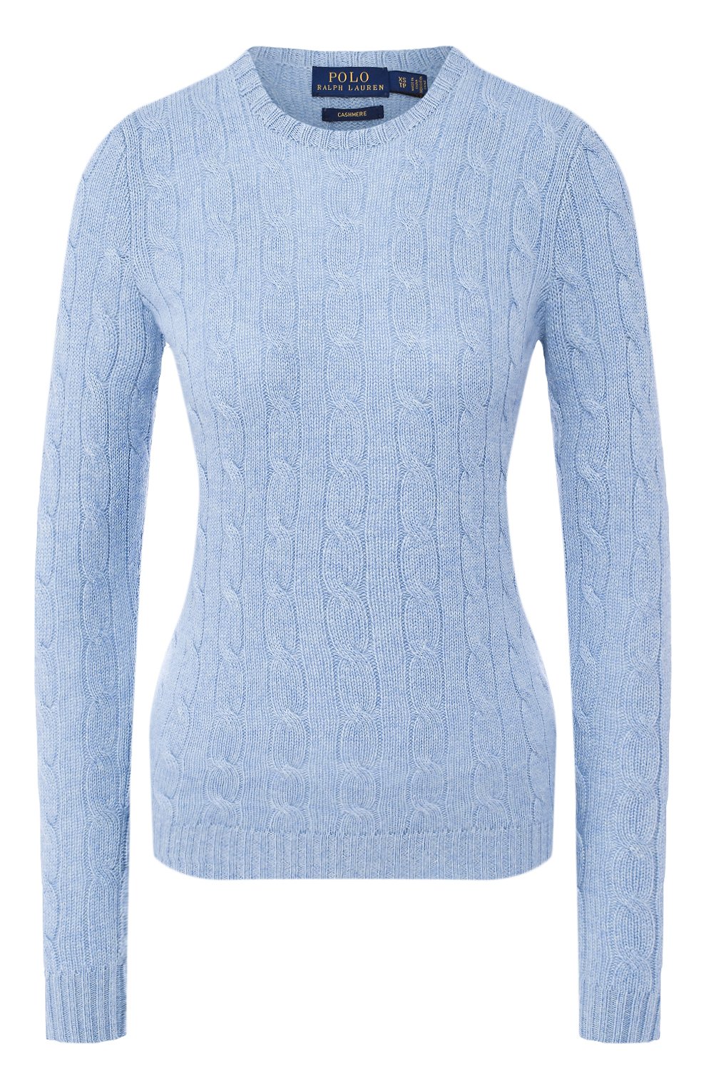 Кашемировый пуловер POLO RALPH LAUREN голубого цвета по цене 52700 руб., арт. 211525818, фото 1 Кашемировый пуловер POLO RALPH LAUREN, арт. 211525818, фото 1