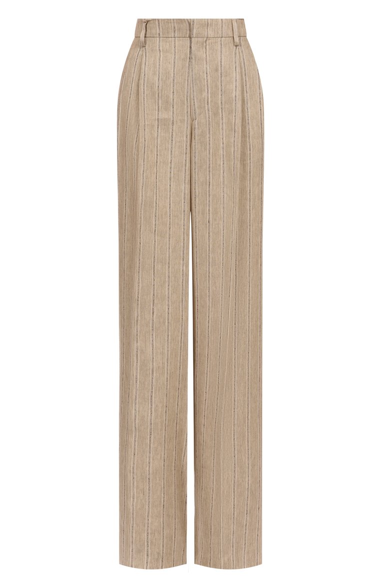 Брюки изо льна и хлопка TAGLIATORE 0205, арт. P-EB0NY/340310, фото 1
