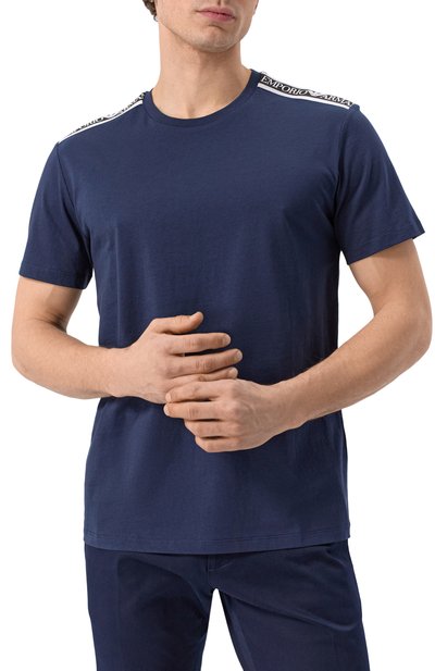 Хлопковая футболка EMPORIO ARMANI, арт. EM000574/AF12333, фото 3