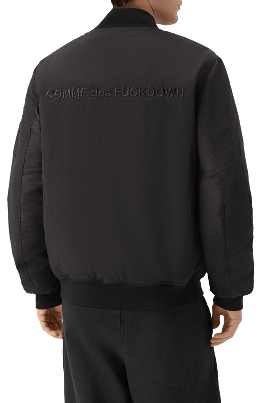 Утепленный бомбер Comme des Fuckdown CFABM01702 Чёрный  CFABM01702 Фото 4