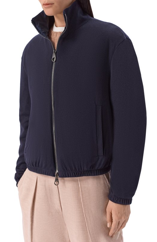 Двусторонний бомбер Loro Piana FAN0061 Синий  FAN0061 Фото 6