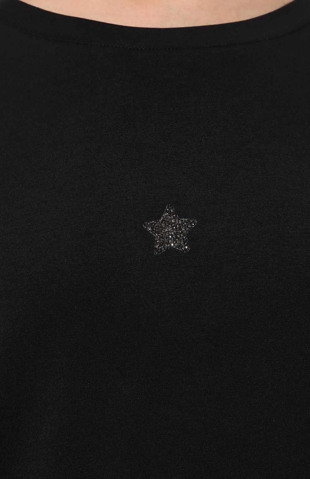 Хлопковый лонгслив LORENA ANTONIAZZI, арт. TS10AP/9999, фото 5