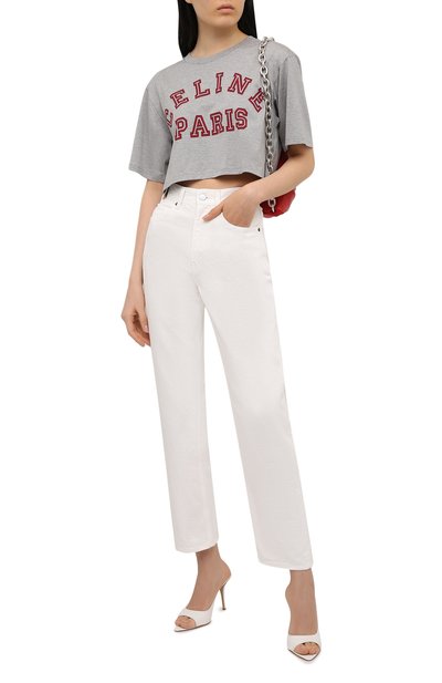 Хлопковая футболка CELINE, арт. 2X743501F, фото 2