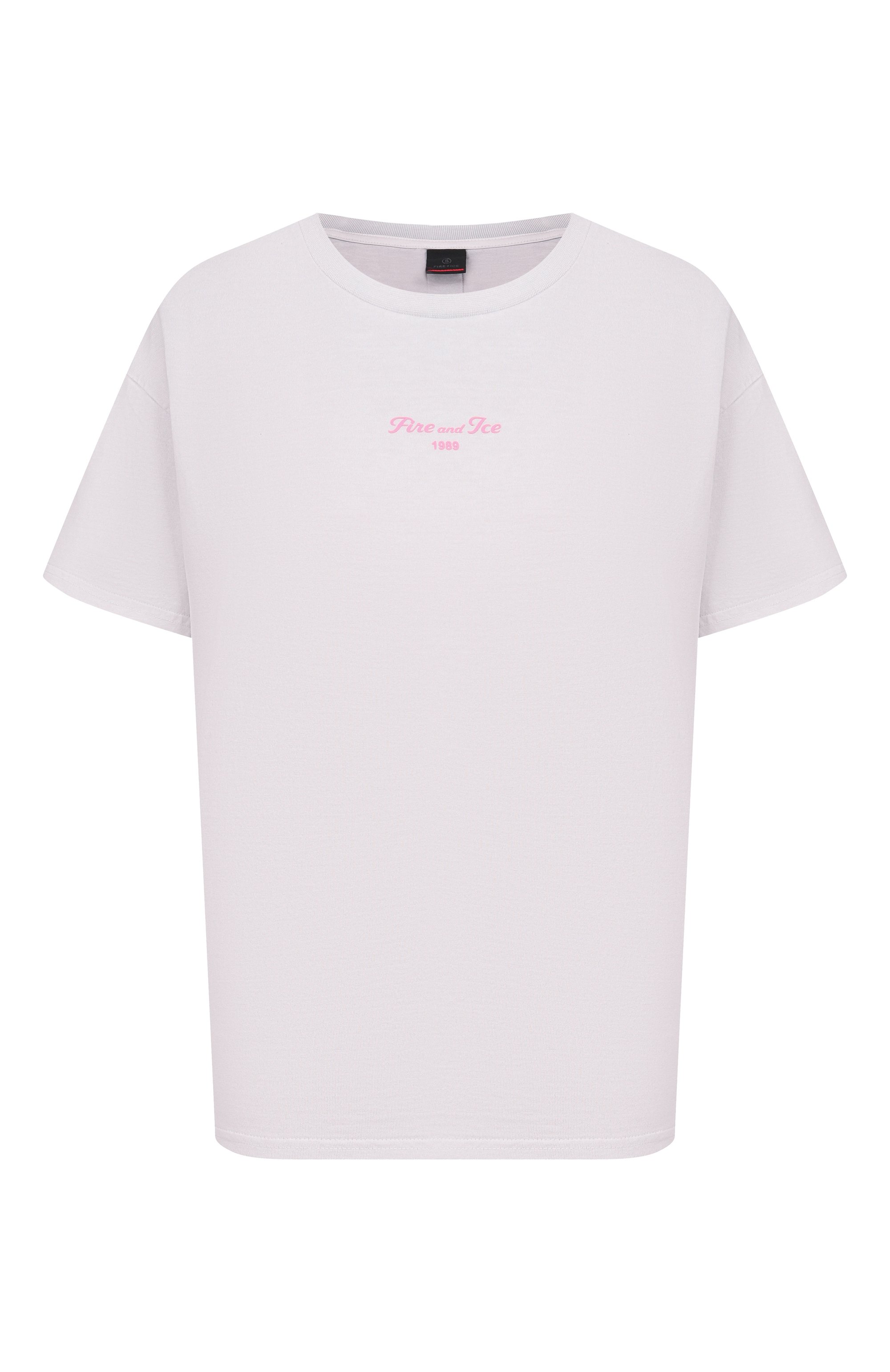 Хлопковая футболка BOGNER FIRE+ICE белого цвета по цене 10650 руб., арт. 54509608, фото 1 Хлопковая футболка BOGNER FIRE+ICE, арт. 54509608, фото 1