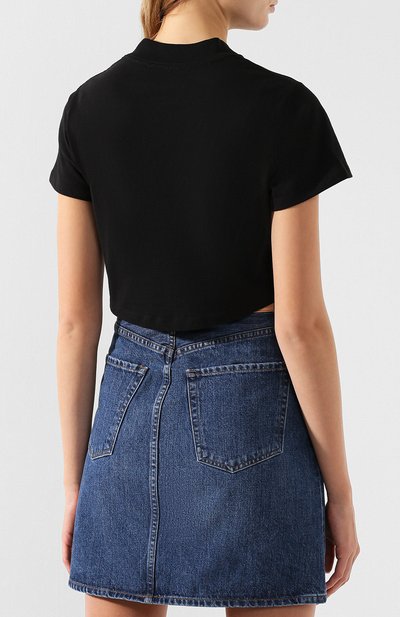 Хлопковый топ ALEXANDERWANG.T черного цвета по цене 15750 руб., арт. 4C191080, фото 4 Хлопковый топ ALEXANDERWANG.T, арт. 4C191080, фото 4