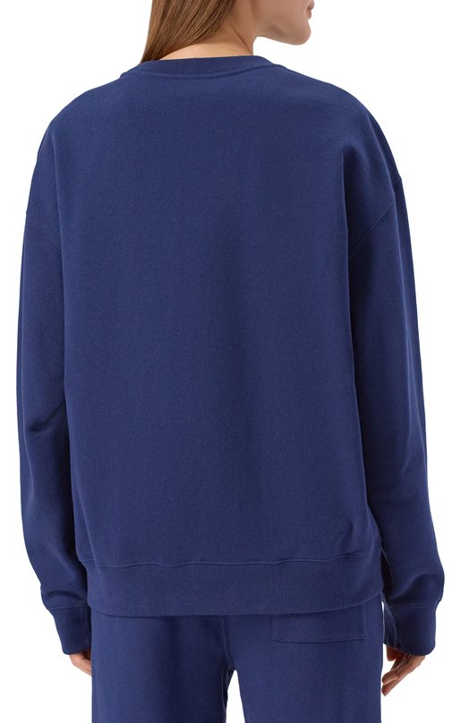 Хлопковый свитшот Jil Sander J53GU0003/J20335 Синий  J53GU0003/J20335 Фото 4